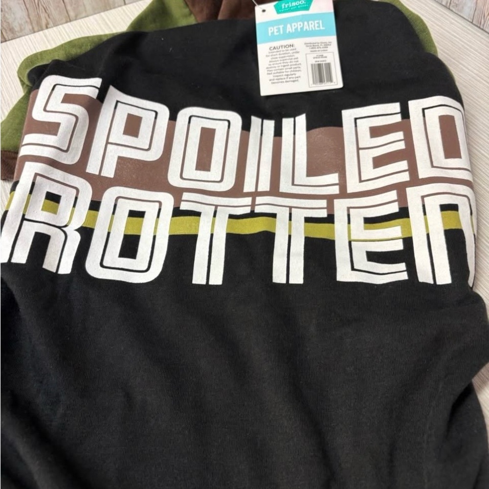 Pet Apparel Dog & Cat Hoodie, Frisco Chewy, Inc Spoiled Rotten XLarge.